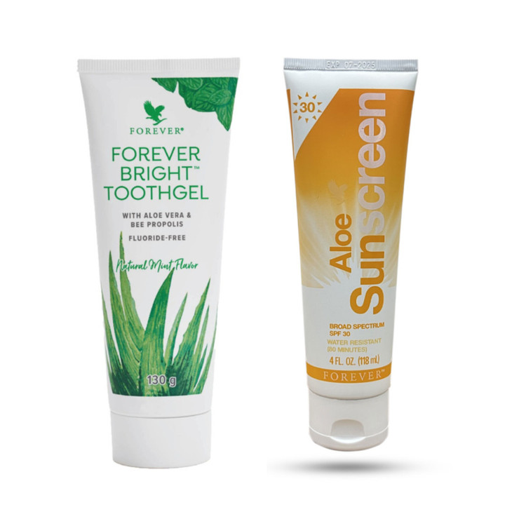 ضدآفتاب sunscreen و خمیردندان فوراور